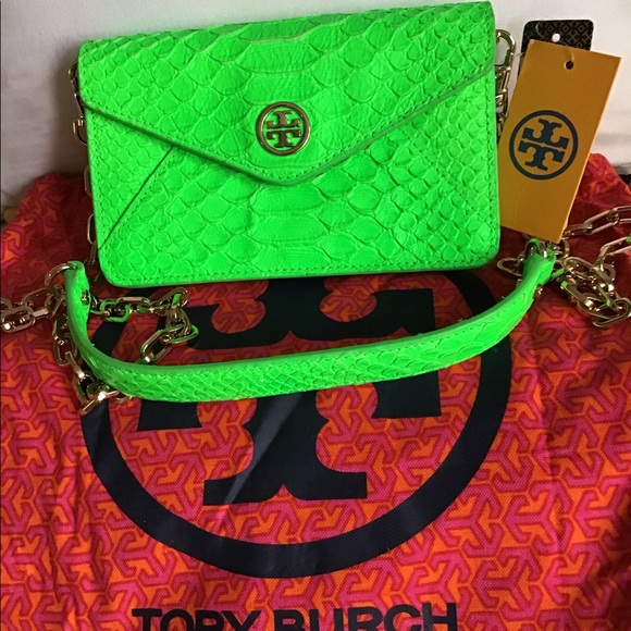 Tory Burch Handbags - Tory Burch vibrant Neon crossbody bag